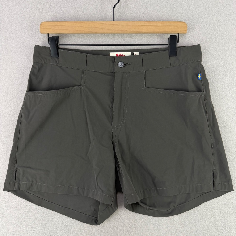Fjallraven High Coast Lite Shorts Women 30-31 Charcoal Hiking Outdoor Trekking